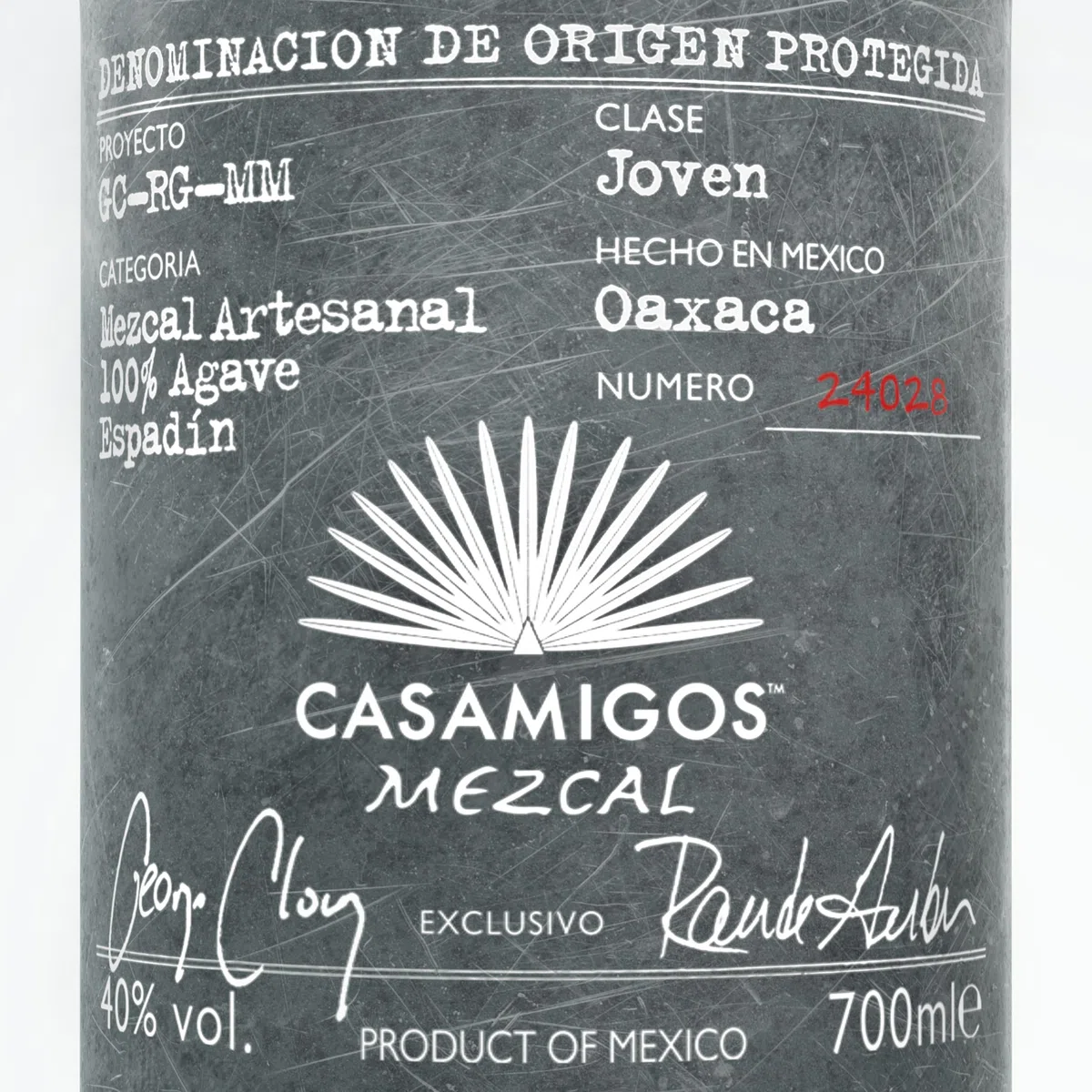 Casamigos Mezcal Young Blanco 40% vol 700ml