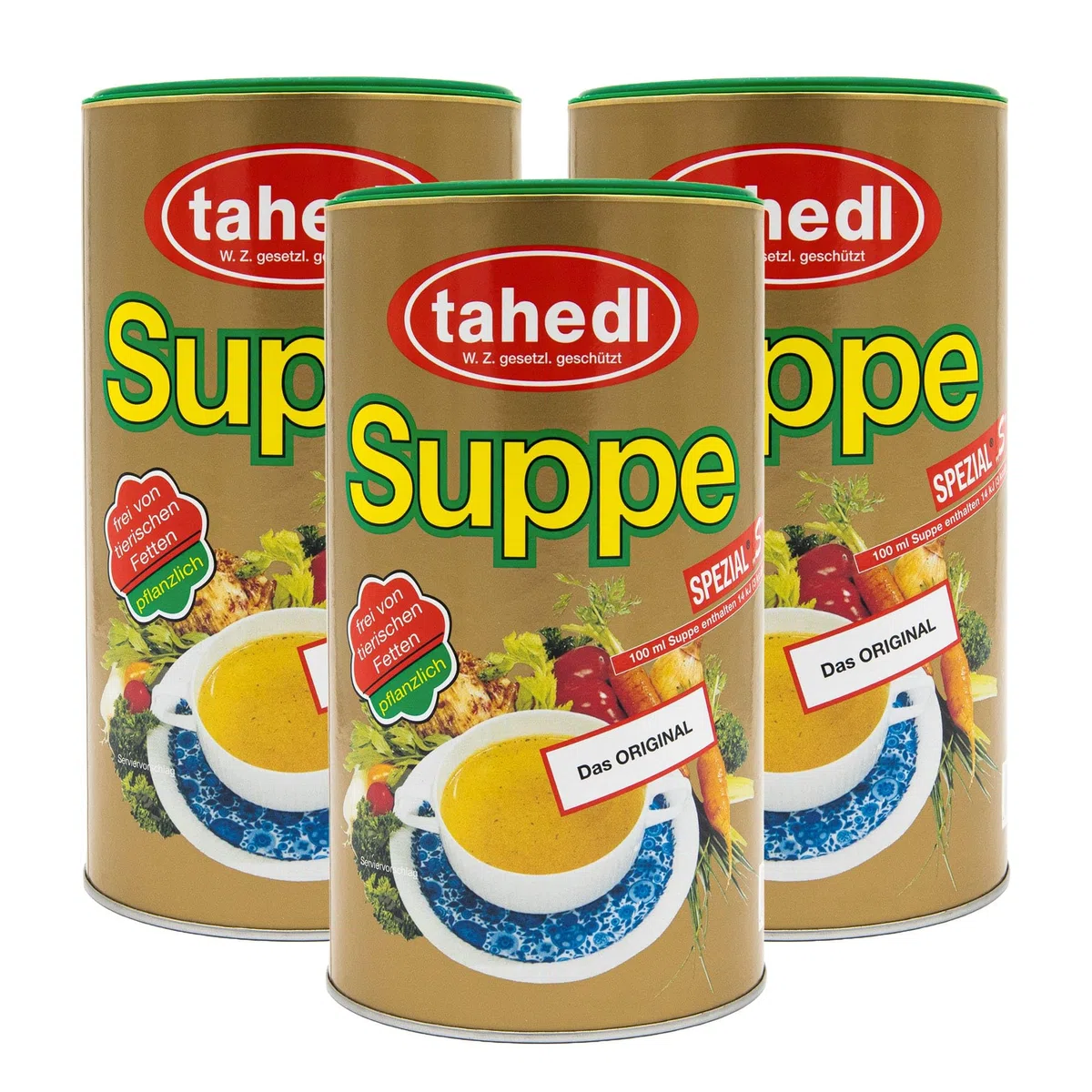 Tahedl Suppe Gold 3x 900 g Sparpaket