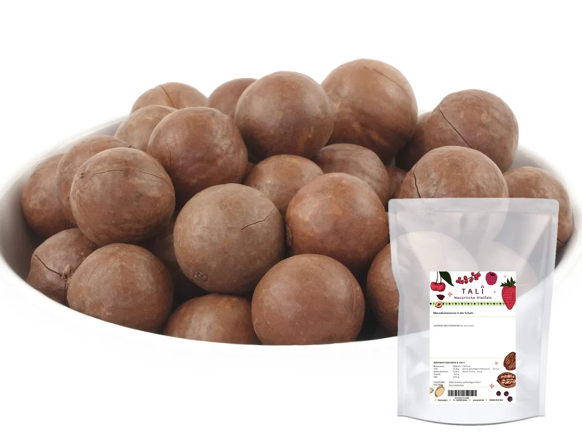 TALI Macadamianüsse in der Schale 1 kg