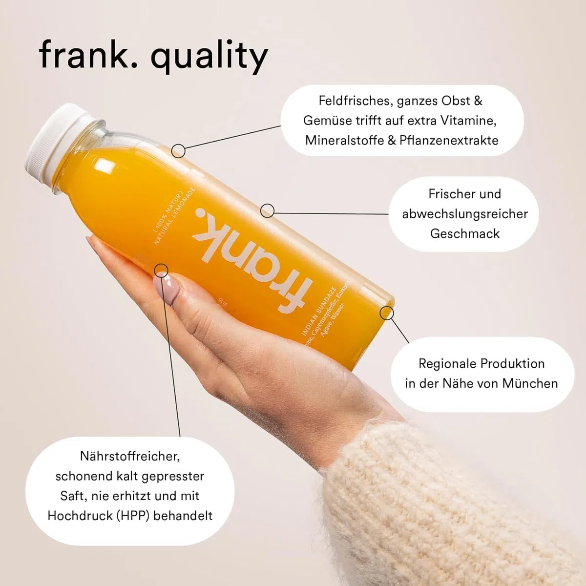 Frank Juice 2x Saftkur 5 Tage Fasten für Paare 60 x 330ml Säfte + 10 x 60ml Bio Ingwer shot Direktsaft kaltgepresst Vegan