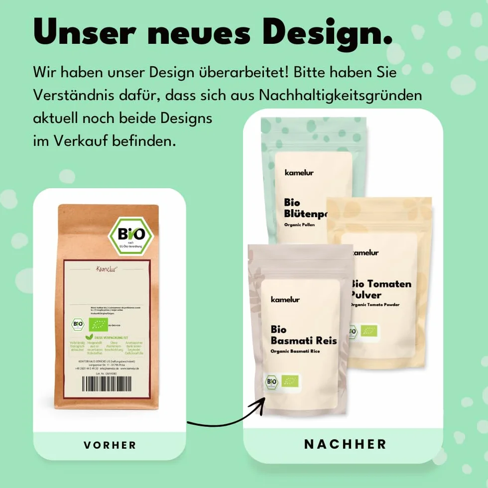 Kamelur Bio Sonnenblumenkerne geschält 2kg – Sonnenblumenkerne zum Backen, Kochen & Salat – geschälte Sunflower Seeds aus kontrolliert biologischem Anbau