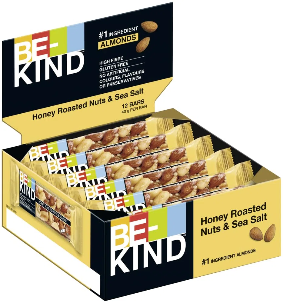 BE-KIND Honey Roasted Nuts & SeaSalt 6x12x40g I Nussriegel I Riegel I Glutenfrei