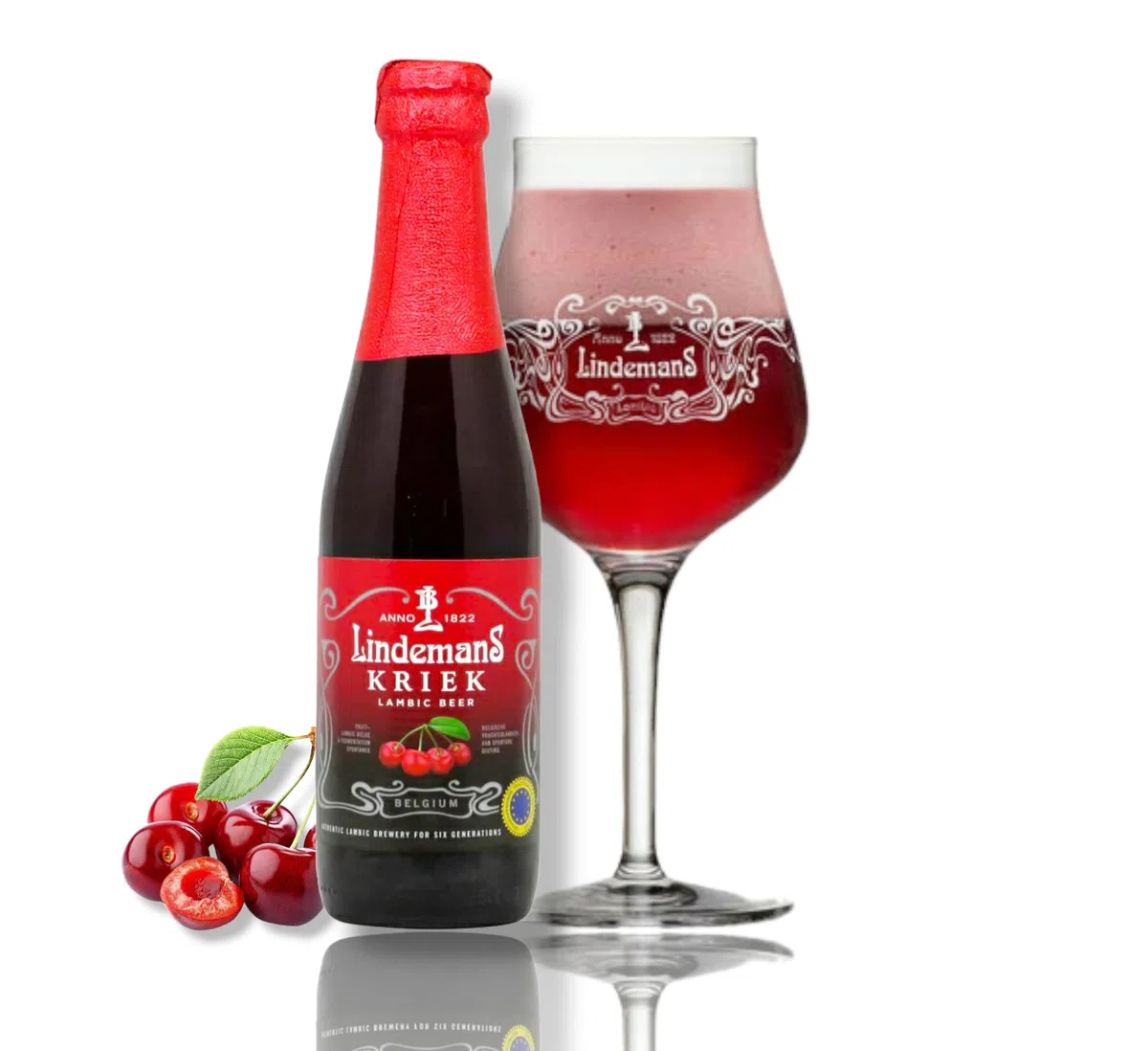 Lindemanns Kriek Kirschbier Belgien Sauerkirschsaft 24 x