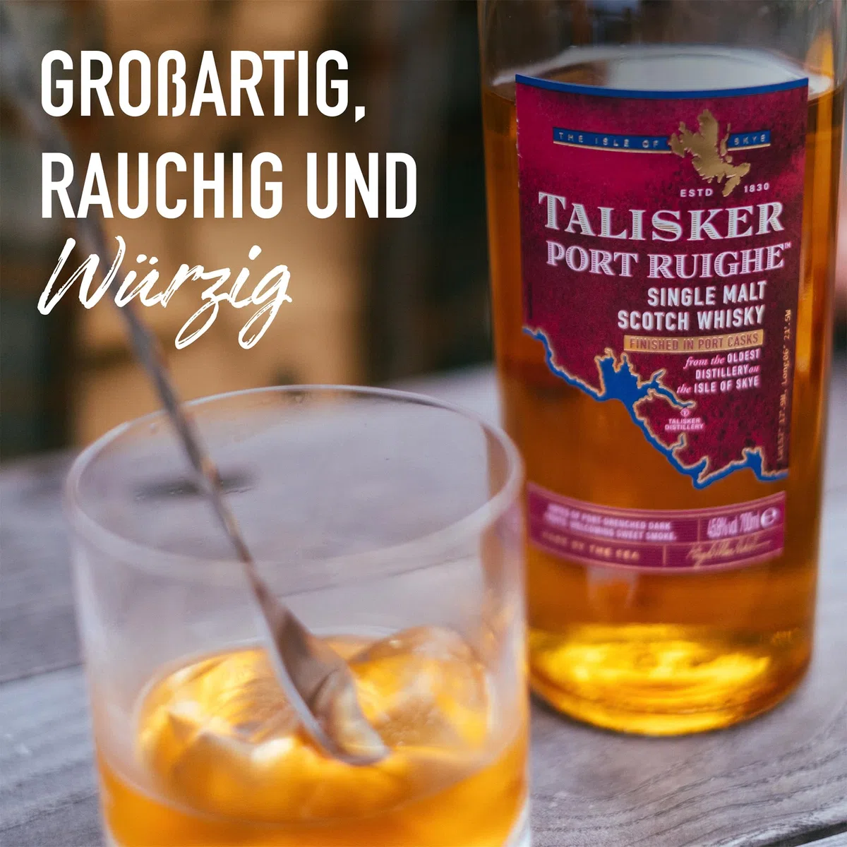 Talisker Port Ruighe Single Malt Scotch Whisky 45.8% Vol. 700 ml
