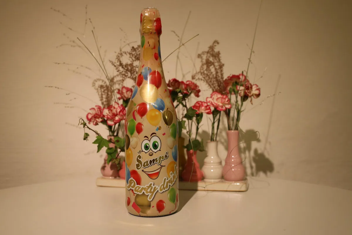 Grosspackung Kindersekt Sampi Alkoholfrei mit Apfelgeschmack 6 x 0,75 lt