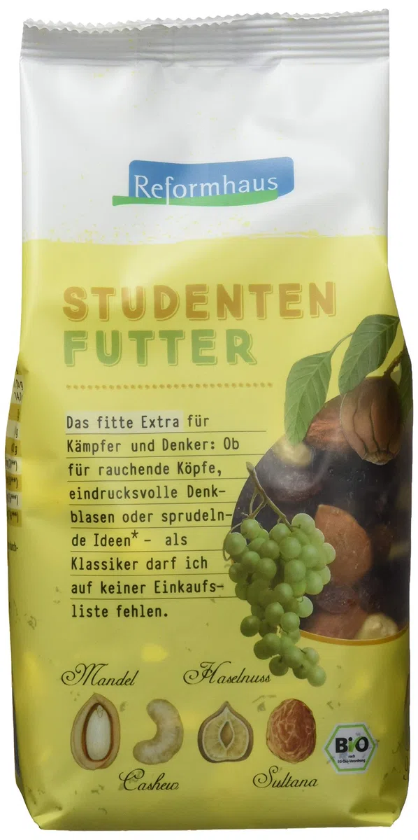Reformhaus Bio Studentenfutter 6er Pack 6 x 450g