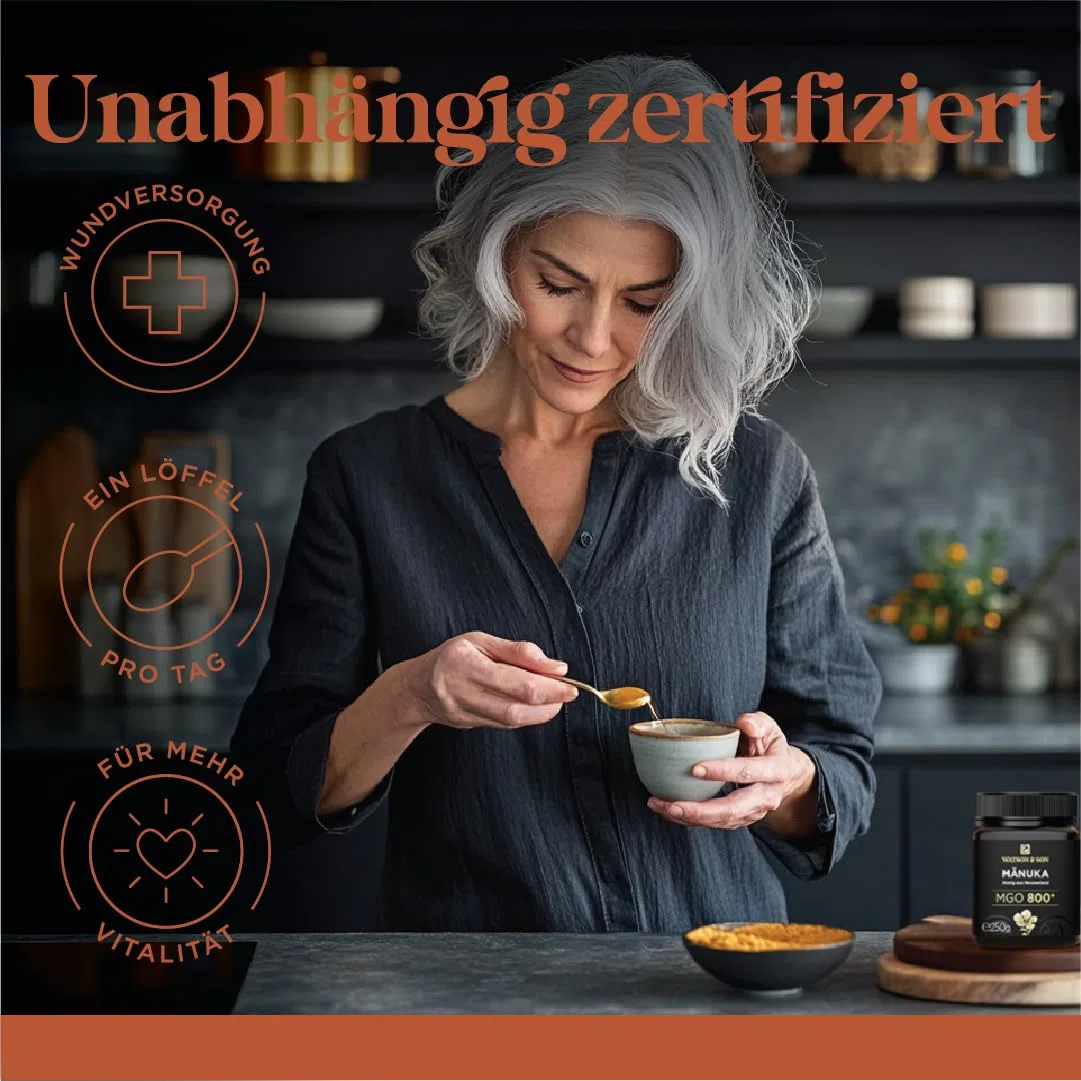 Watson & Son Manuka Honig MGO 800+ 250g | Premium Qualität aus Neuseeland