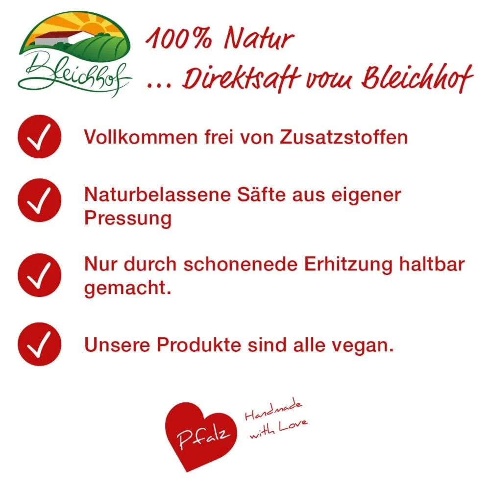 BLEICHHOF® Cranberrysaft - Direktsaft, vegan (12x0,72L)