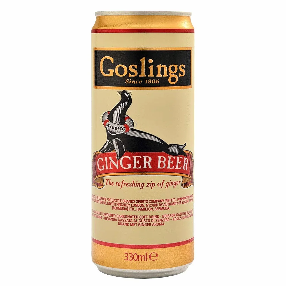 Goslings Ginger Beer 24x0,33 l Dosen alkoholfreie Ingwerlimonade