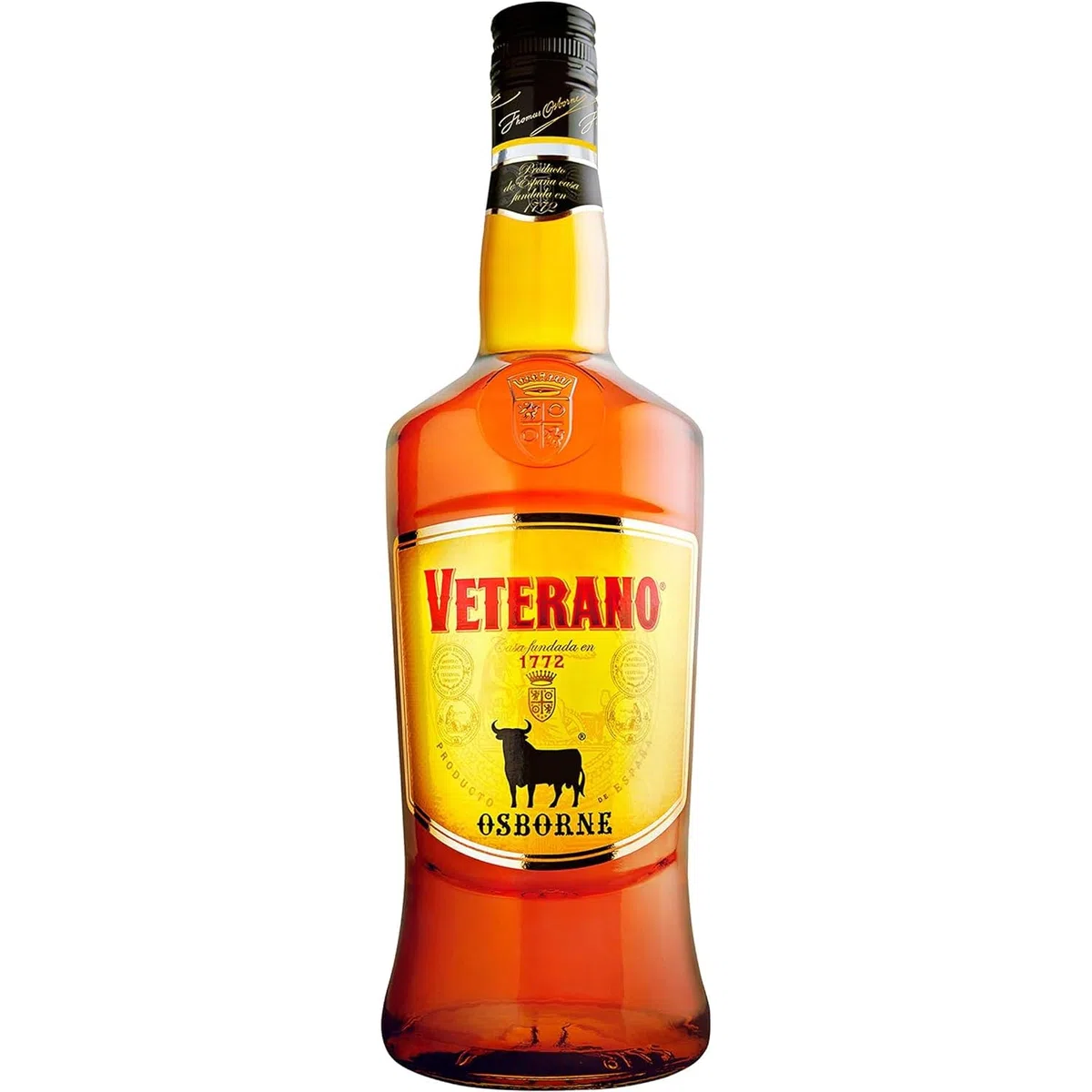 Osborne Veterano – Hochwertige Spirituose aus Spanien hergestellt nach dem Solera-Verfahren mit 30% vol. (1x 1,0l)