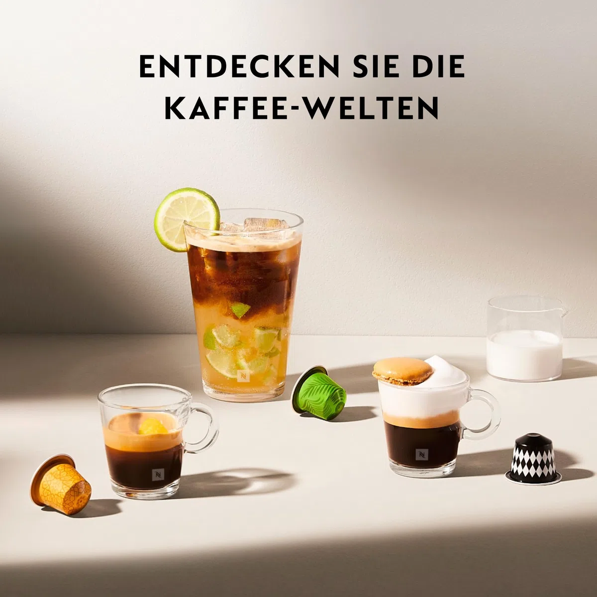 NESPRESSO ORIGINAL Stockholm Lungo 100 Kaffeekapseln | Arabica Kaffee, Dunkle Röstung, Intensität 8
