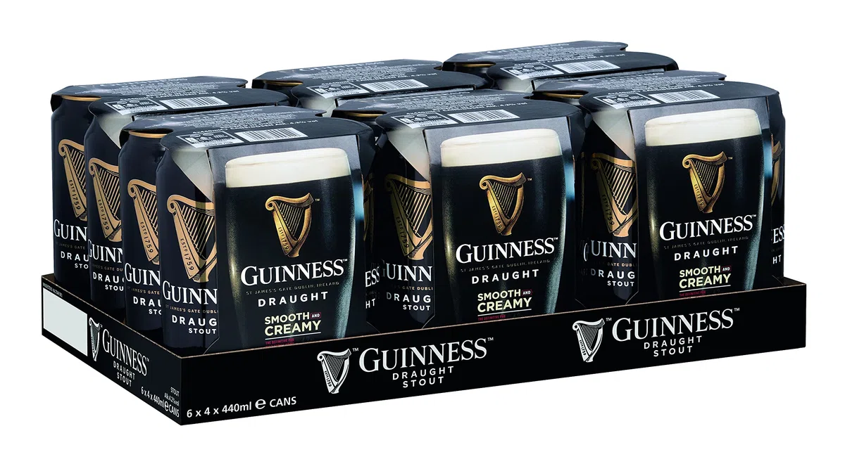 Guinness Draught 24 x 0,44 L Dose (24er Pack) 440 ml