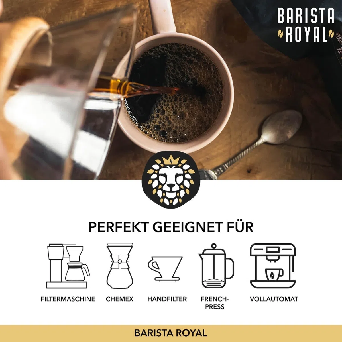 Kaffee Danke Geschenkset 5 x 100g Kaffeebohnen Probierset