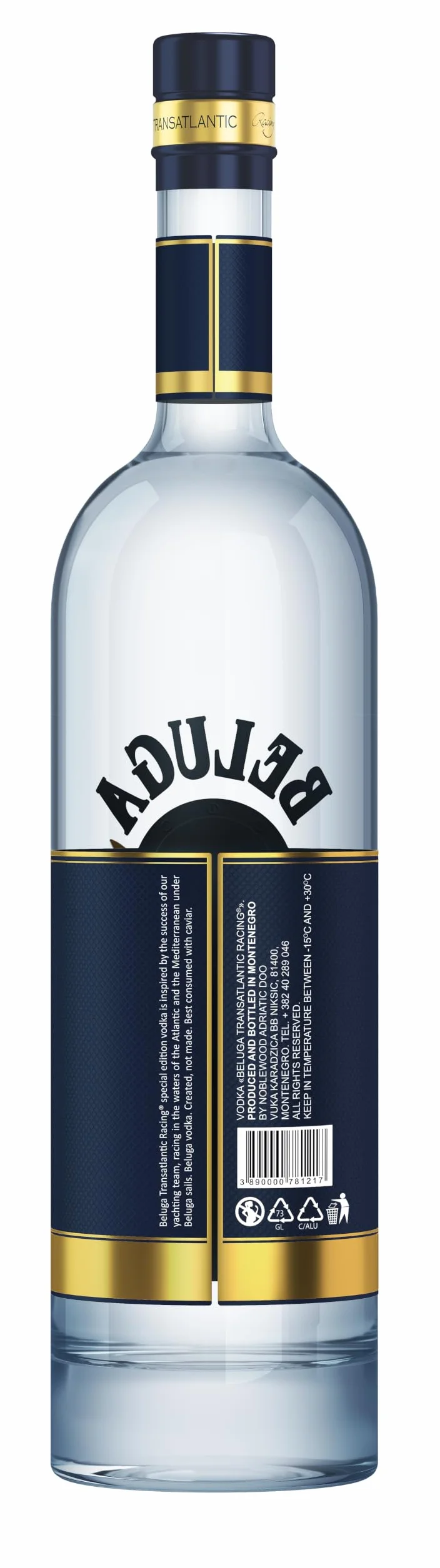 Beluga Transatlantic Racing Vodka 700 ml 40% Vol.