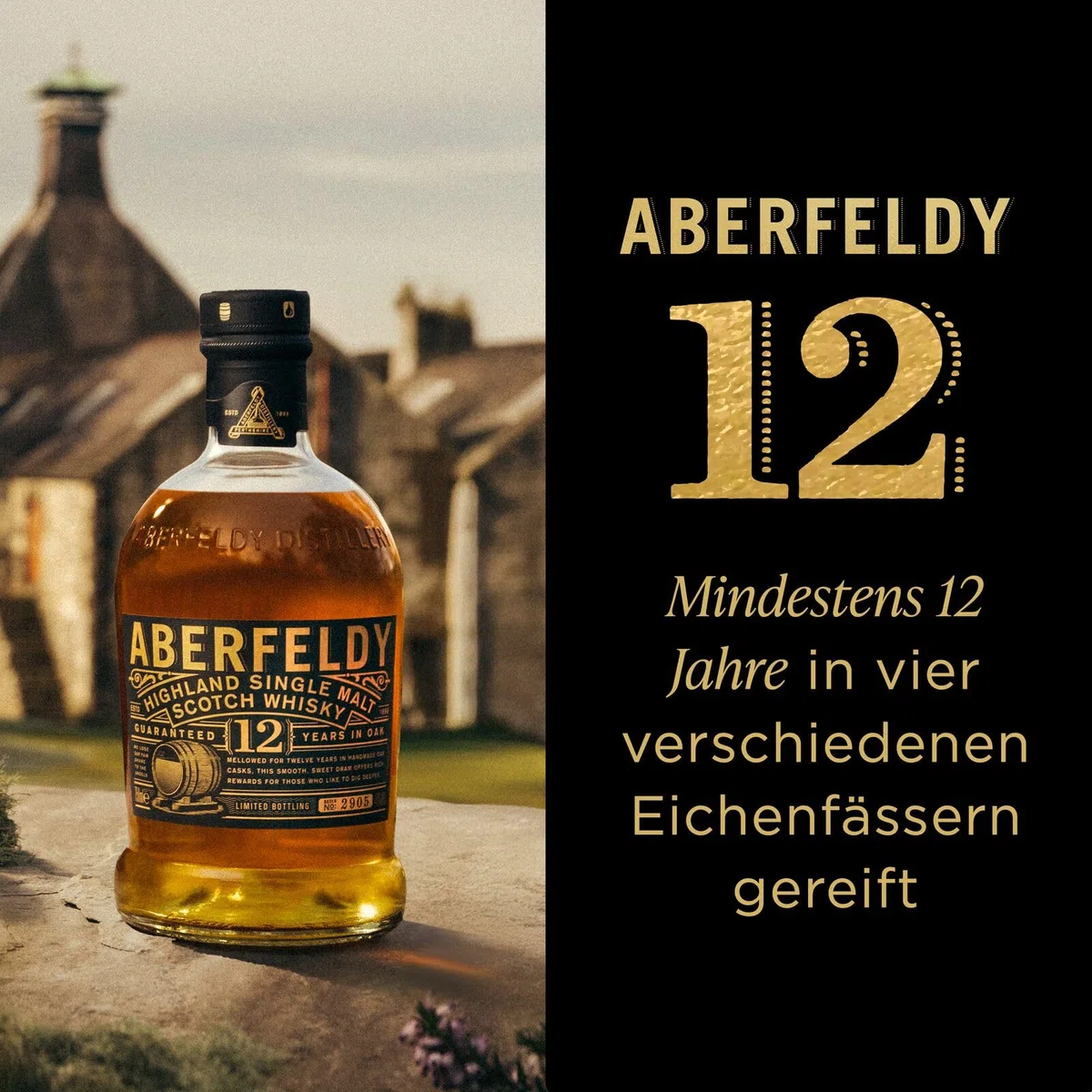 Aberfeldy 12 Jahre Single Malt Scotch Whisky 40% 70 cl Premium-Whisky