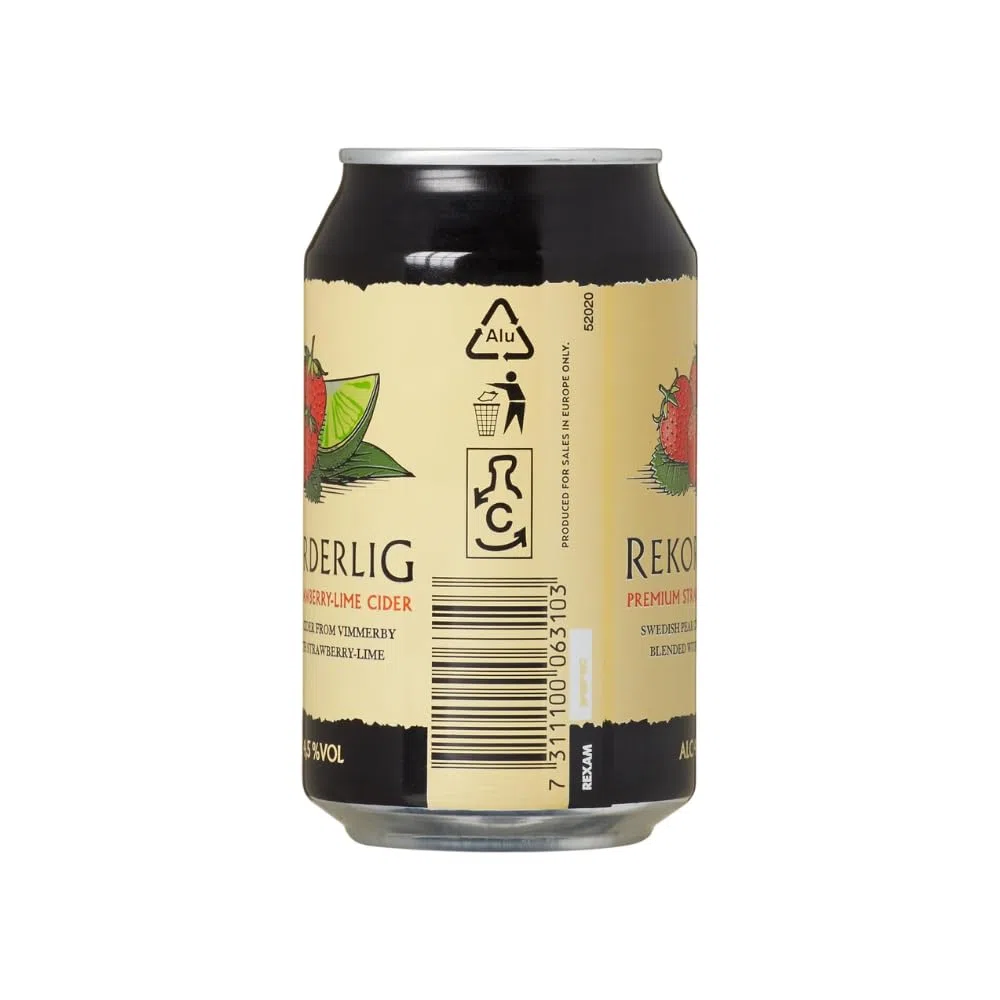 Rekorderlig Strawberry-Lime Cider 72 Dosen Summer Party Pack