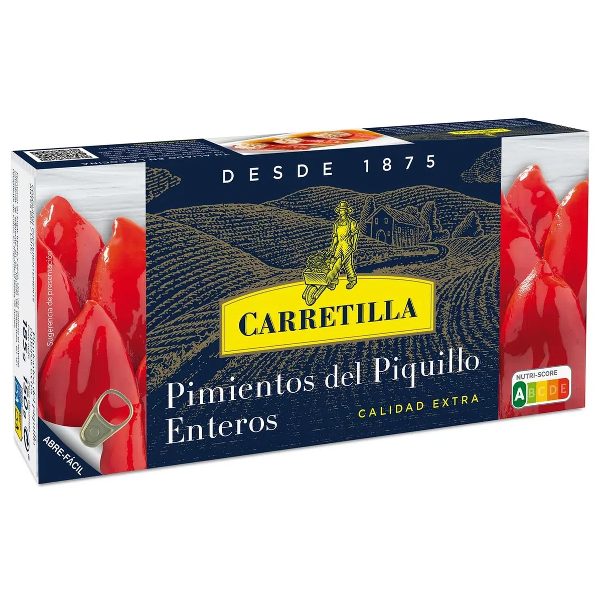 CARRETILLA Ganze Piquillo-Paprika 150 g Dose 6er Pack