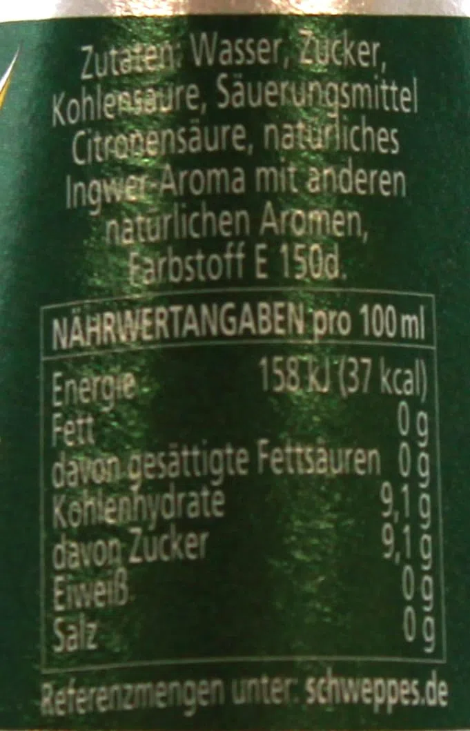 Schweppes American Ginger Ale 24er Pack 24 x 0.2 l MEHRWEG