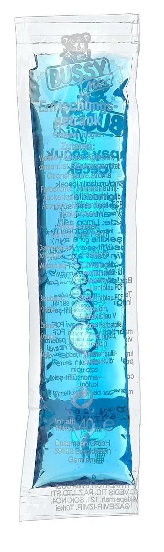 Bussy Schleck Drinks Blau Bär Waldbeer 200er Pack (200 x 40ml)