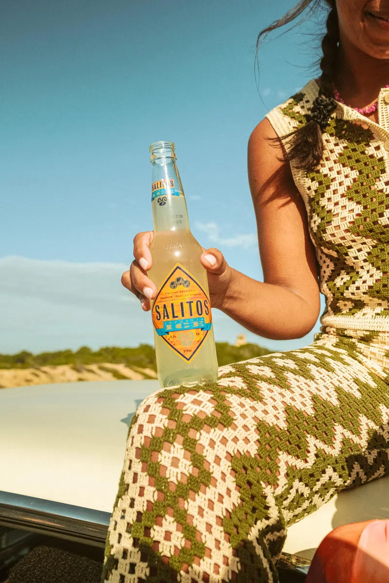 SALITOS ICE 24 x 0,5l Einweg-Dosen Biermischgetränk mit Lemon-Geschmack 5,2% Vol.
