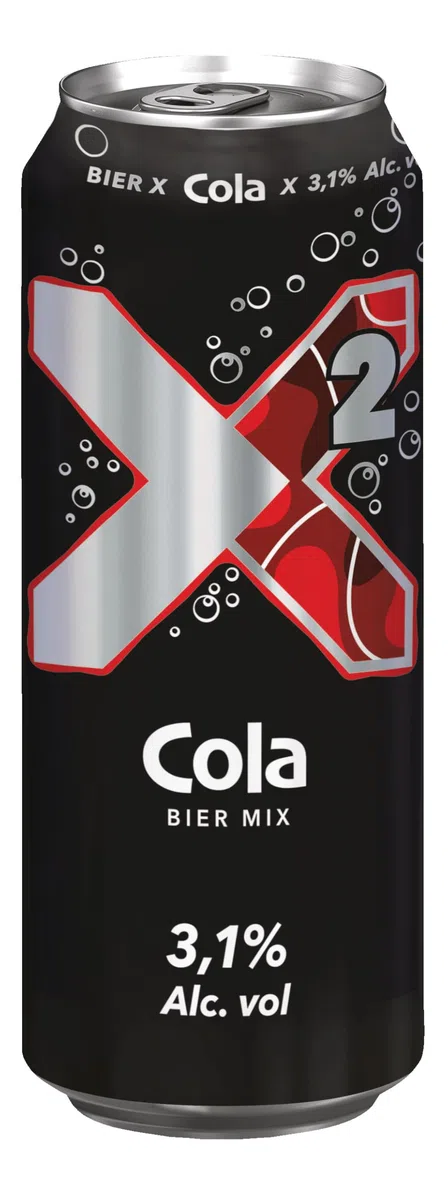 X QUADRAT X² Cola Biermix Dosen-Bier 24x0,5L