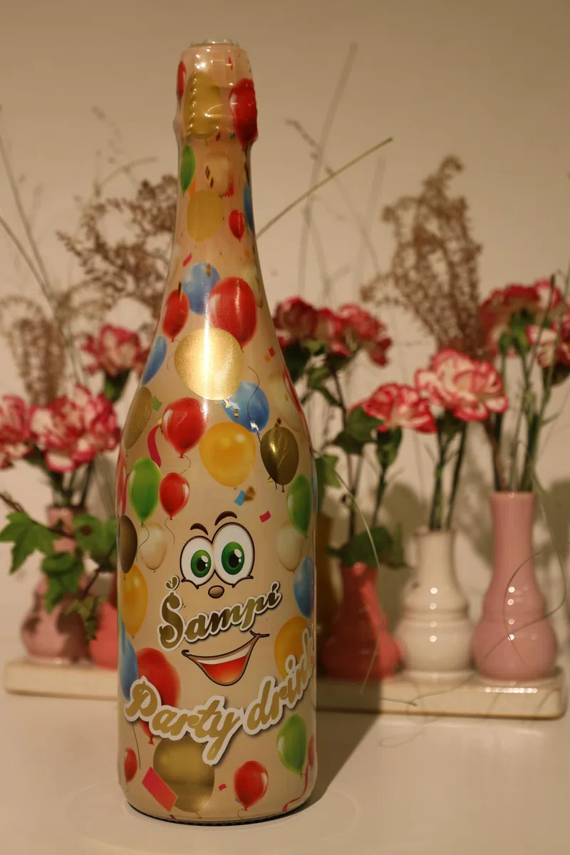 Grosspackung Kindersekt Sampi Alkoholfrei mit Apfelgeschmack 6 x 0,75 lt
