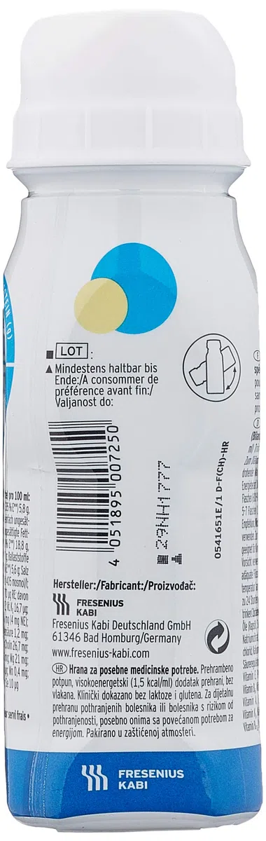 Fresenius Kabi Deutschland GmbH energy DRINK Vanille, Trinknahrung, 6x4x200 ml