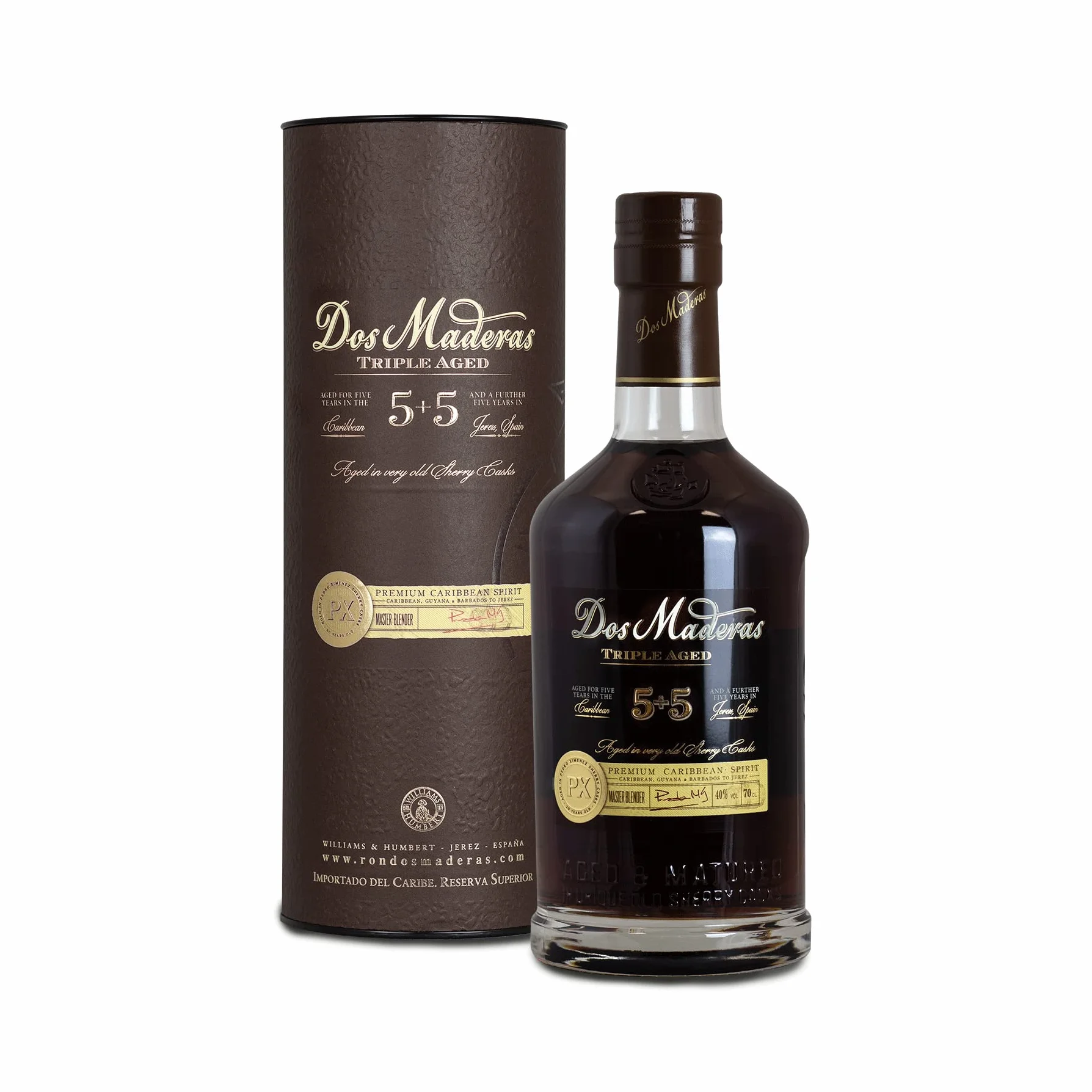 Dos Maderas 5+5 Rum 10 Jahre Solera-Criadera 700ml 40%