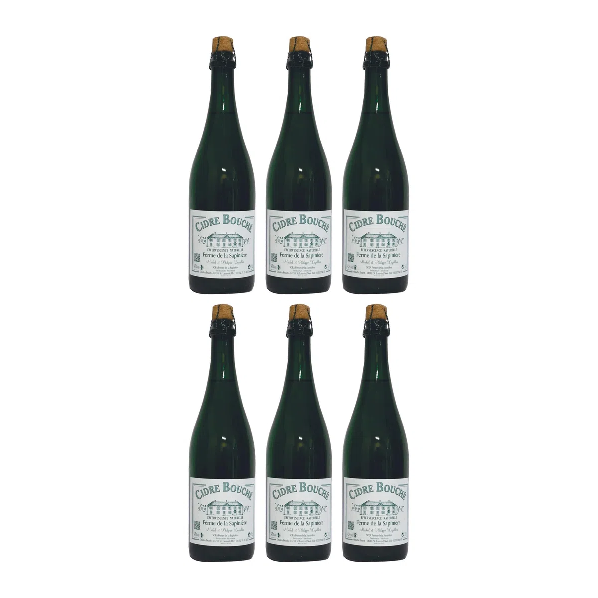 Ferme de la Sapinière Cidre Demi-Sec Cider halbtrocken Frankreich 6 x 0.75 l
