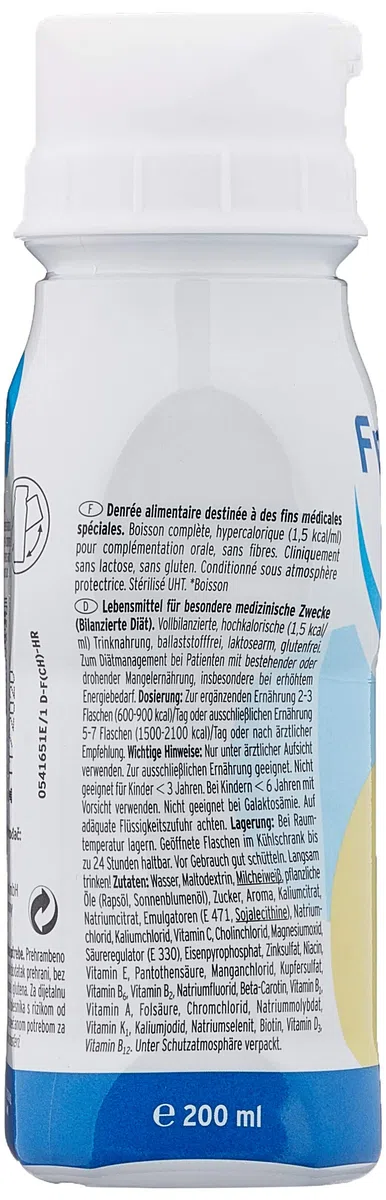 Fresenius Kabi Deutschland GmbH energy DRINK Vanille, Trinknahrung, 6x4x200 ml